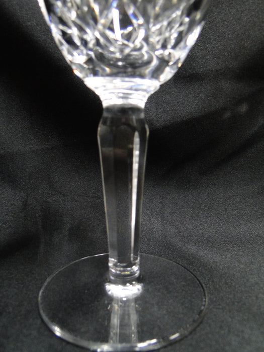 Waterford Crystal Kildare, Vertical & Criss Cross Cuts: Claret Wine, 6 1/2" Tall