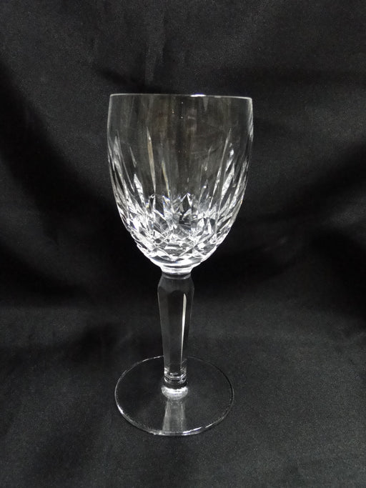 Waterford Crystal Kildare, Vertical & Criss Cross Cuts: Claret Wine, 6.5", As Is