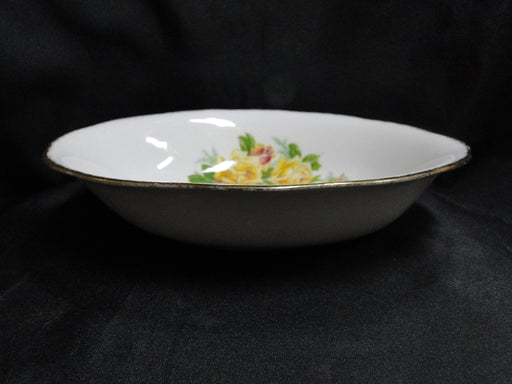 Royal Albert Tea Rose Yellow, Gold Trim: Oval Serving Bowl (s), 9"