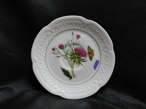 Louis Lourioux Vesca, Thistle, Butterfly: 5 5/8" Saucer Only, No Cup