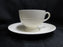 Wedgwood Edme, Ribbed Rim, Off White: Cup & Saucer Set (s), 2 1/2" Tall