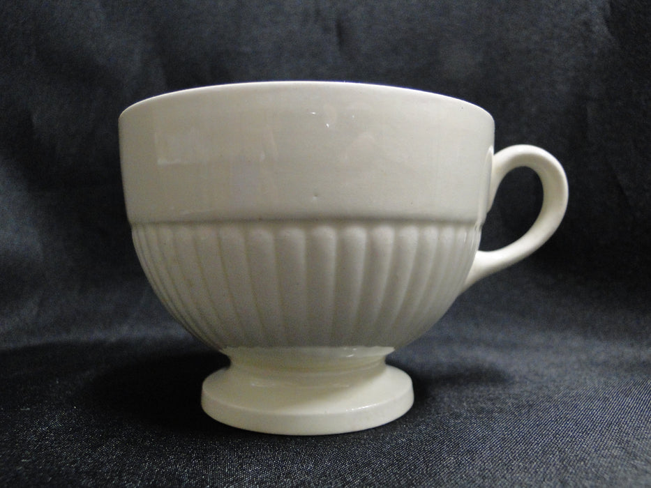 Wedgwood Edme, Ribbed Rim, Off White: Cup & Saucer Set (s), 2 1/2" Tall