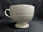 Wedgwood Edme, Ribbed Rim, Off White: Cup & Saucer Set (s), 2 1/2" Tall