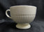 Wedgwood Edme, Ribbed Rim, Off White: Cup & Saucer Set, 2 1/2", As Is