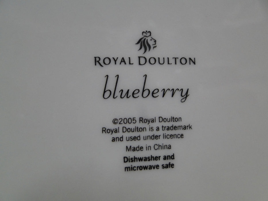 Royal Doulton Blueberry, Yellow Rim: Rim Soup Bowl (s), 8 5/8", Wear