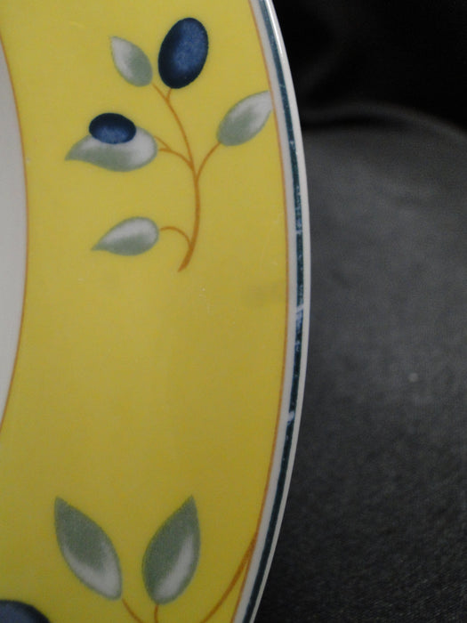 Royal Doulton Blueberry, Yellow Rim: Rim Soup Bowl (s), 8 5/8", Wear