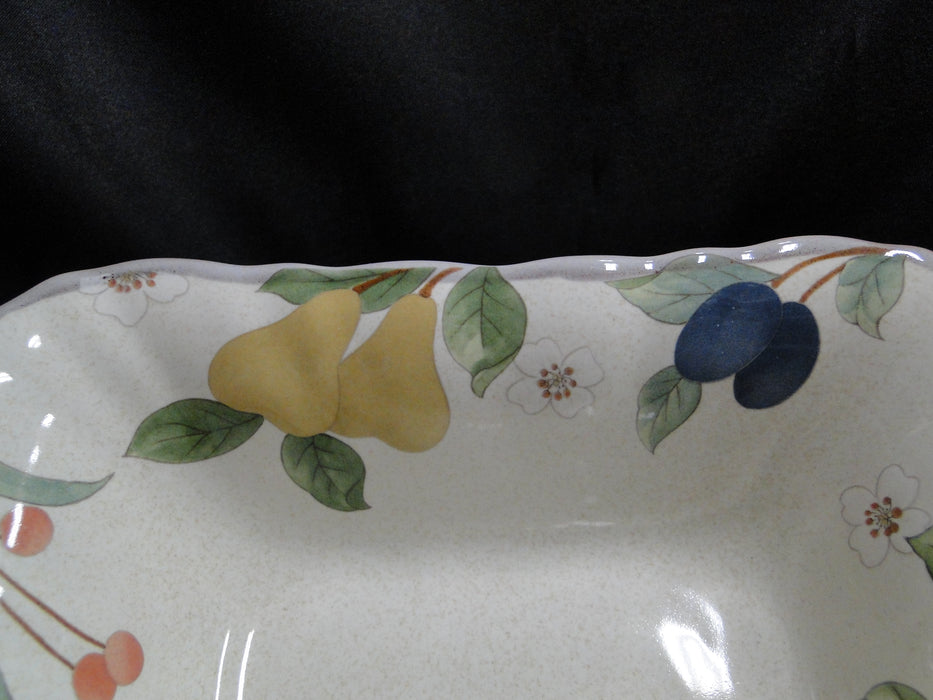 Mikasa Fruit Panorama: Square Serving Bowl, 7 3/4" x 2 3/8" Tall