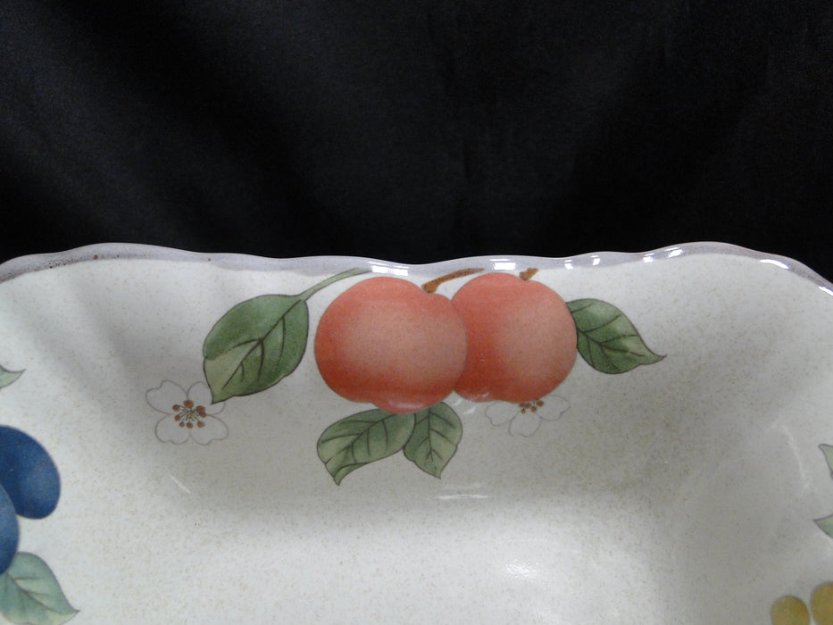 Mikasa Fruit Panorama: Square Serving Bowl, 7 3/4" x 2 3/8" Tall