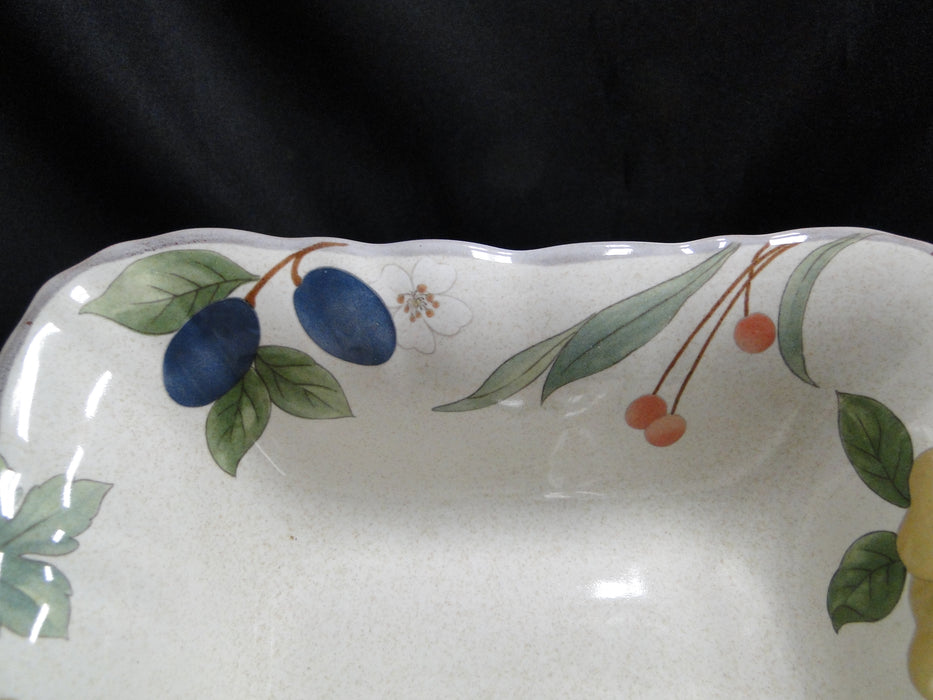 Mikasa Fruit Panorama: Square Serving Bowl, 7 3/4" x 2 3/8" Tall