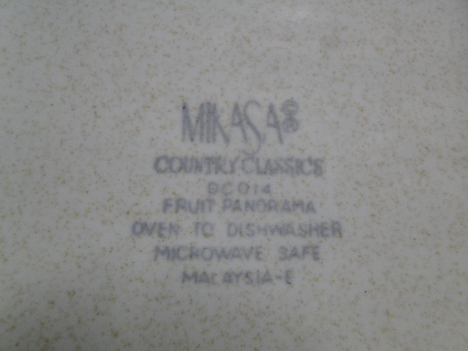 Mikasa Fruit Panorama: Square Serving Bowl, 7 3/4" x 2 3/8" Tall