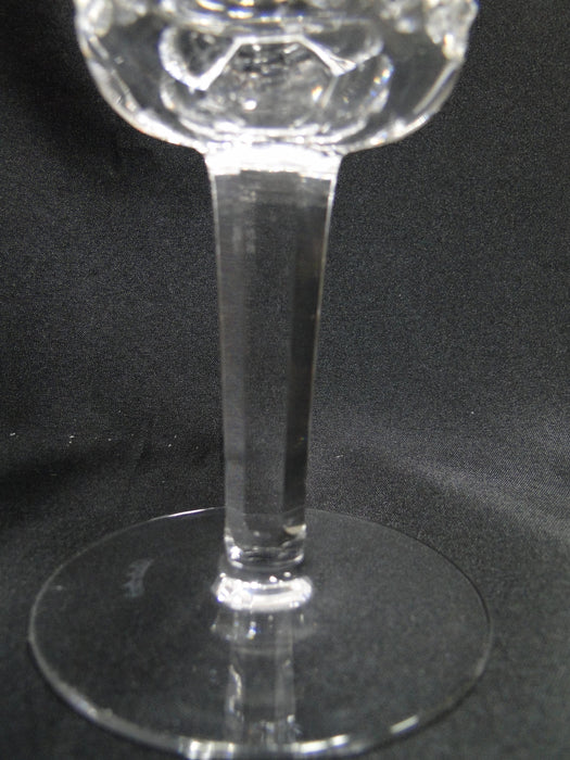 Waterford Crystal Alana, Cut Cross Hatch Water or Wine Goblet, 6 7/8"