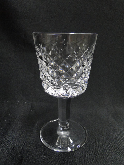 Waterford Crystal Alana, Cut Cross Hatch: Port Wine (s), 4 3/8" Tall