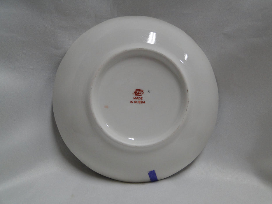 Lomonosov Cobalt Net, Russia, Blue & Gold: 6" Saucer Only, No Cup,  Nick
