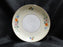 Heinrich Florals, Gold Trim: Square White Handle Cup & Saucer Set, 1 7/8"