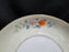 Heinrich Florals, Gold Trim: Square White Handle Cup & Saucer Set, 1 7/8"