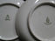 Heinrich Florals, Gold Trim: Square White Handle Cup & Saucer Set, 1 7/8"
