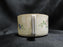 Heinrich Florals, Gold Trim: Square White Handle Cup & Saucer Set, 1 7/8"