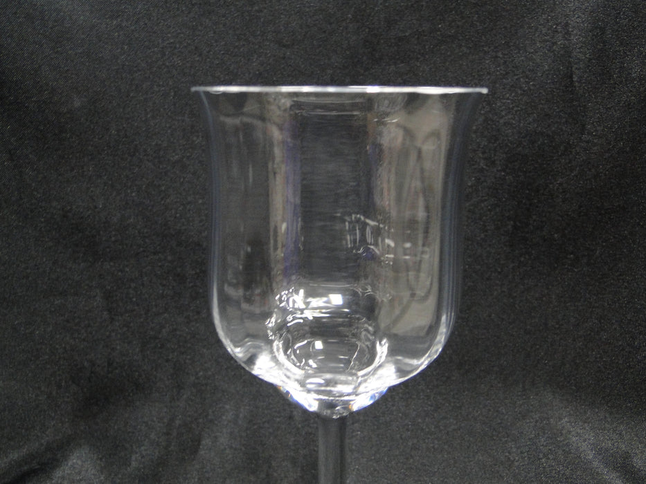 Baccarat Capri, Optic, No Trim: Claret Wine (s), 6" Tall