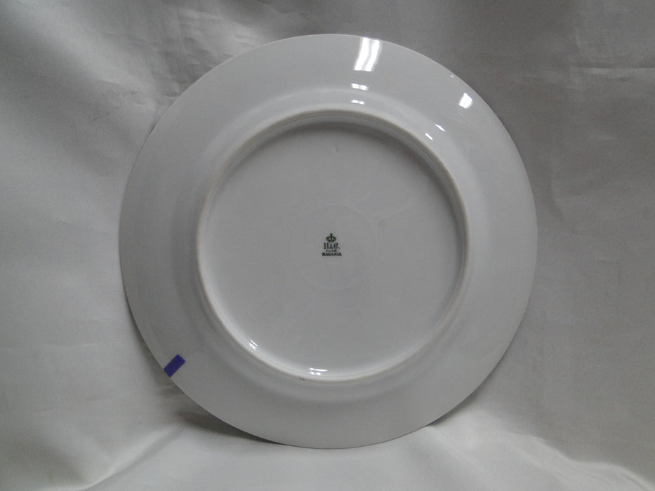 Heinrich HC9, Black Ovals, Gold Trim: Dinner Plate, 9 7/8", Nick