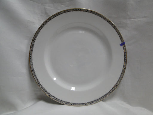 Heinrich HC9, Black Ovals, Gold Trim: Dinner Plate, 9 7/8", As Is