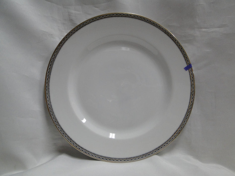 Heinrich HC9, Black Ovals, Gold Trim: Dinner Plate, 9 7/8", As Is