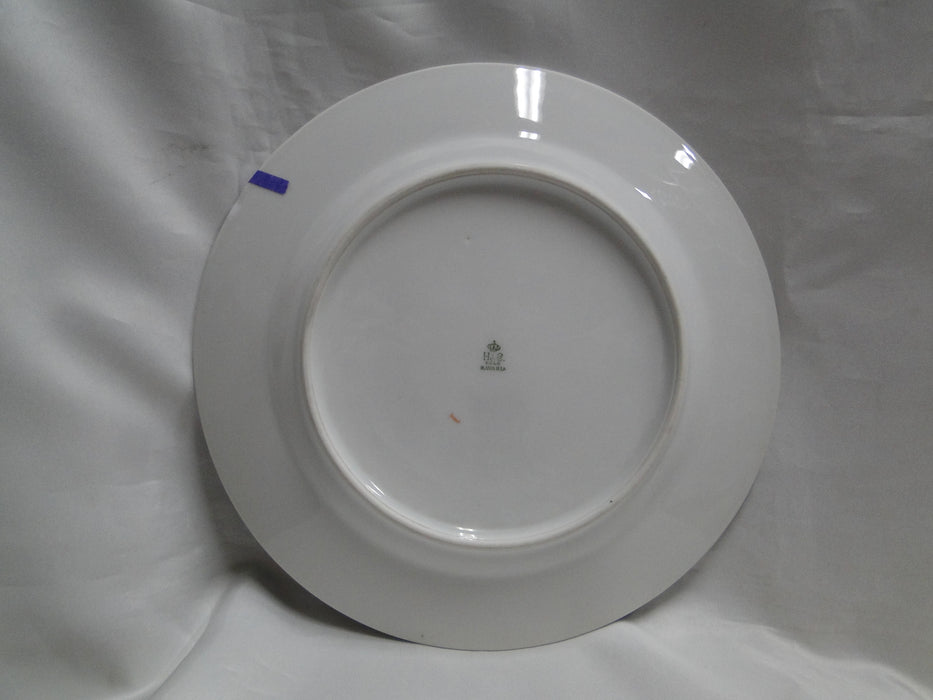 Heinrich HC9, Black Ovals, Gold Trim: Dinner Plate, 9 7/8", As Is