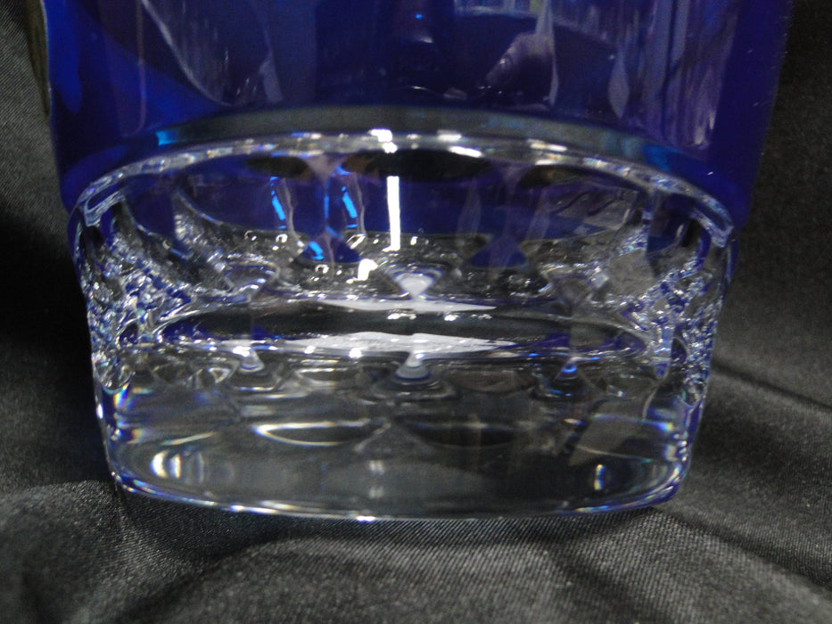 Waterford Crystal Half & Half: NEW Round Azure Bowl, Blue, 5 3/8"