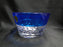 Waterford Crystal Half & Half: NEW Round Azure Bowl, Blue, 5 3/8"