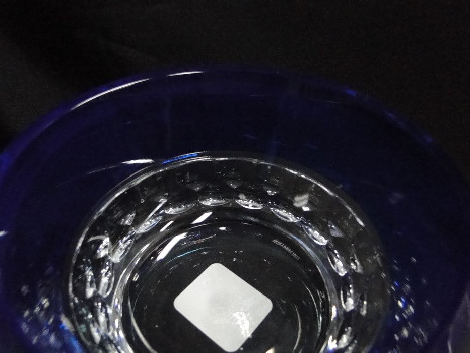 Waterford Crystal Half & Half: NEW Round Azure Bowl, Blue, 5 3/8"
