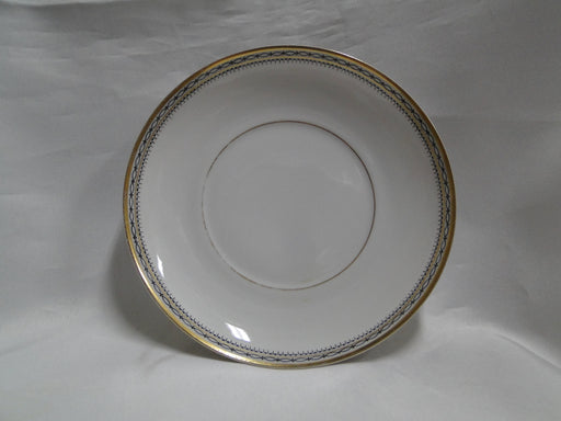 Heinrich HC9, Black Ovals, Gold Trim: 5 3/4" Saucer (s) Only, No Cup