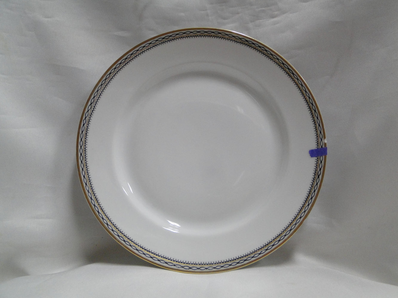 Heinrich HC9, Black Ovals, Gold Trim: Salad Plate, 7 5/8", As Is