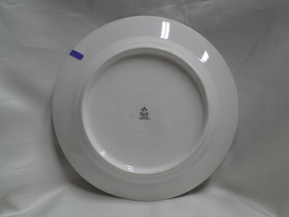 Heinrich HC9, Black Ovals, Gold Trim: Salad Plate, 7 5/8", As Is