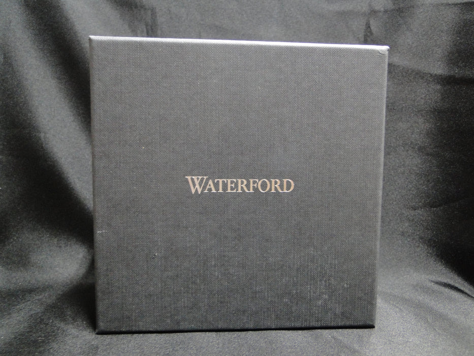Waterford Crystal: NEW Dome Paperweight, Blank Panel, Cut Xs, Box