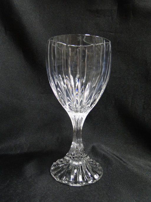 Mikasa Park Lane, Vertical Cuts: Water or Wine Goblet, 6 3/4", Nick