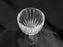 Mikasa Park Lane, Vertical Cuts: Water or Wine Goblet, 6 3/4", Scratch