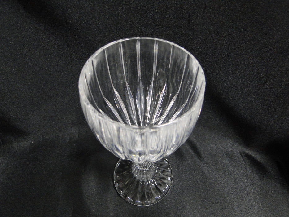 Mikasa Park Lane, Vertical Cuts: Water or Wine Goblet, 6 3/4", Scratch
