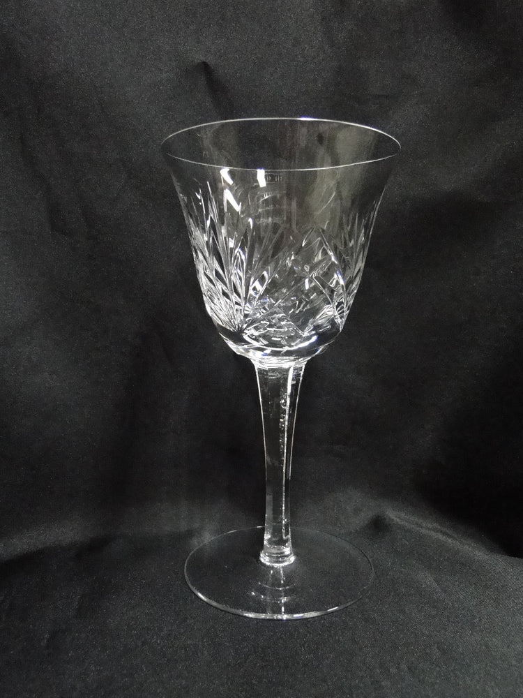 Gorham Cherrywood, Fan & Criss-Cross Cuts: Water or Wine Goblet (s), 6 7/8" Tall