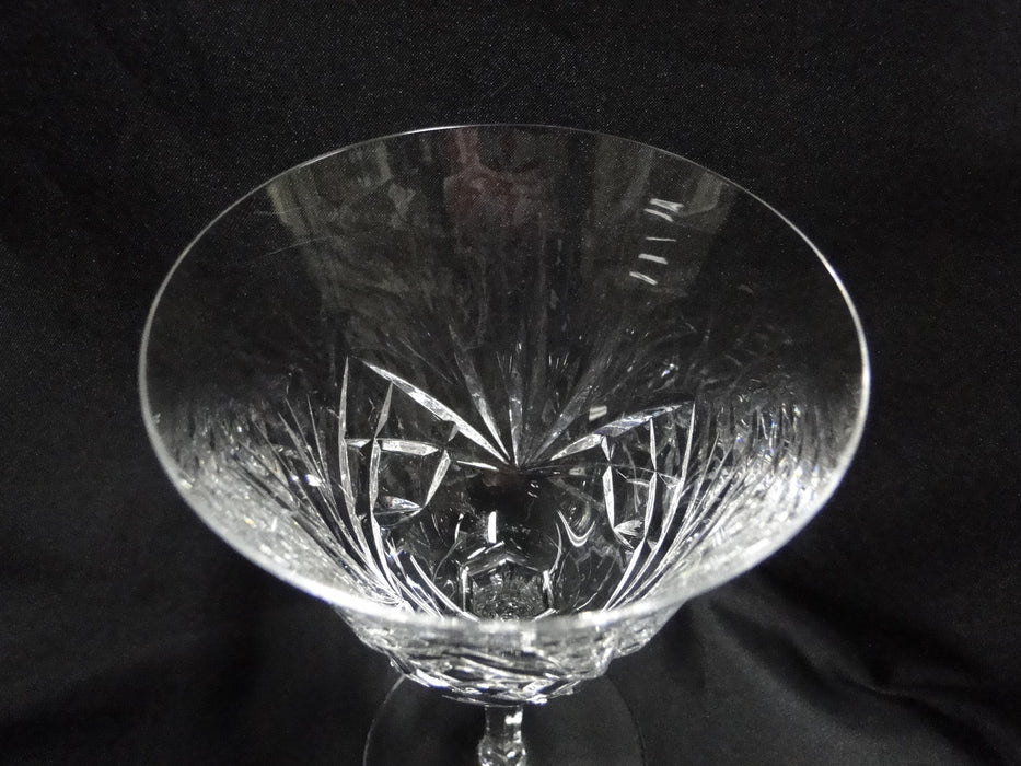 Gorham Cherrywood, Fan & Criss-Cross Cuts: Water or Wine Goblet (s), 6 7/8" Tall