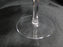 Gorham Cherrywood, Fan & Criss-Cross Cuts: Water or Wine Goblet, 6 7/8", As Is