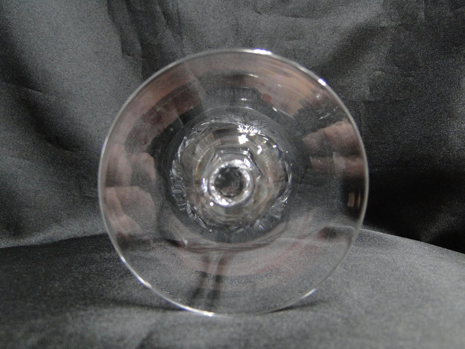 Gorham Cherrywood, Fan & Criss-Cross Cuts: Water or Wine Goblet, 6 7/8", As Is