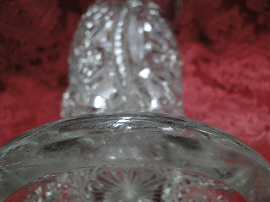 Clear, Pressed Glass: Serving Pitcher, 9 1/2" Tall  --  MG#227