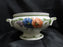 Villeroy & Boch Amapola, Blue & Orange Flowers: Tureen & Lid, 8" Tall