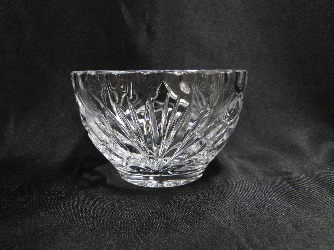 Gorham Cherrywood, Fan & Criss-Cross Cuts: Open Sugar Bowl, 3 3/4" x 2 3/8"
