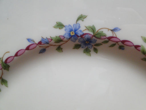 Lenox Belvidere, Blue Flowers, Pink Ribbon: Dinner Plate (s), 10 1/2"