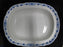 Meissen Blue Onion, "X" Backstamp: Rectangular Covered Serving Bowl, 13"