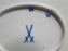 Meissen Blue Onion, "X" Backstamp: Rectangular Covered Serving Bowl, 13"