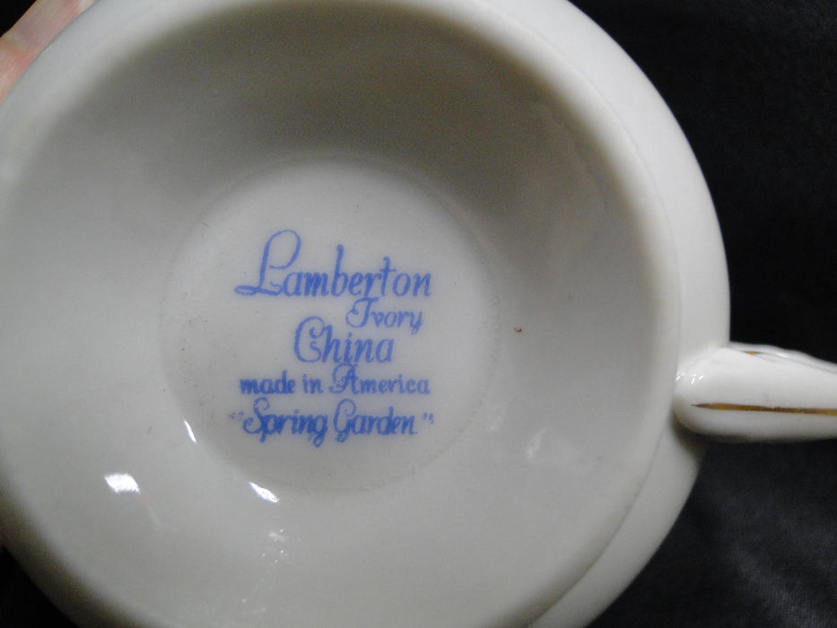Lamberton Spring Garden, Pink & Yellow Flowers: Cup & Saucer Set (s), 2 1/4"