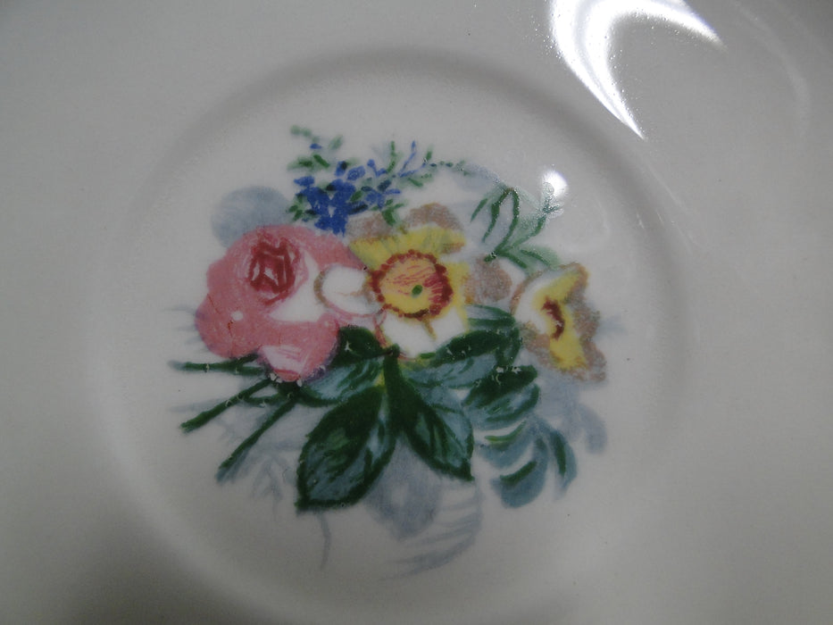 Lamberton Spring Garden, Pink & Yellow Flowers: Cup & Saucer Set (s), 2 1/4"