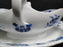 Meissen Blue Onion, "X" Backstamp: Gravy Boat w/Attached Underplate, As Is