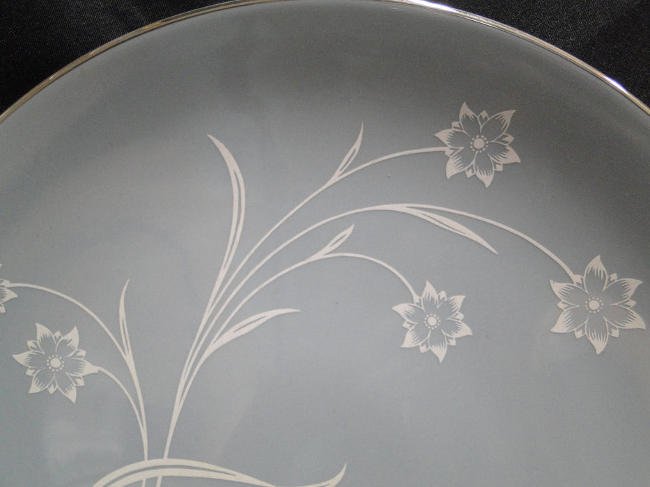 Flintridge Reverie Strata Blue, White Flower, Platinum: Dinner Plate (s) 10 7/8"